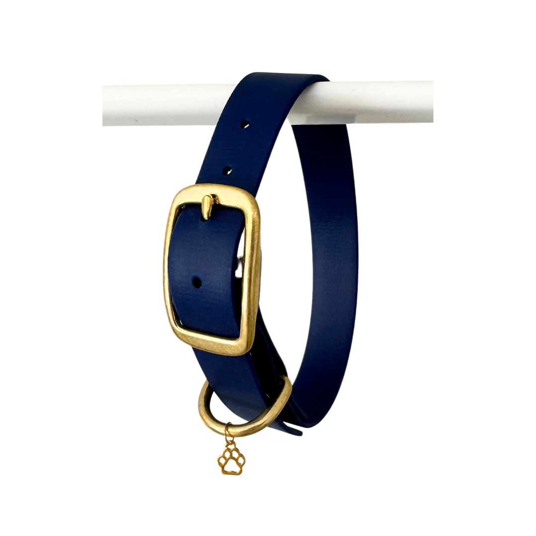 Coleira Biothane - Navy (34 - 40 cm)