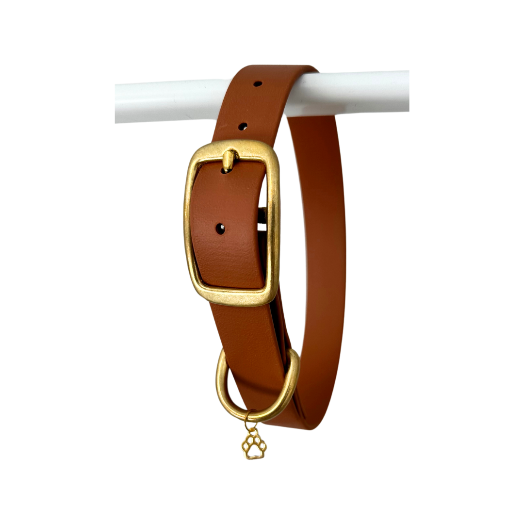 Coleira Biothane - Brown (38 - 44 cm)
