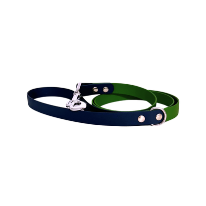 Trela TPU 1,20 mt - Azul marinho e verde