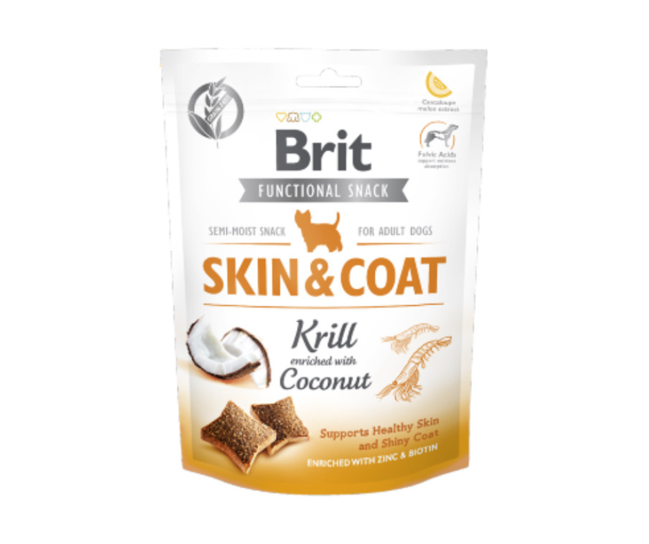 Brit Care Dog Functional Snack Skin&Coat Krill | 150 g