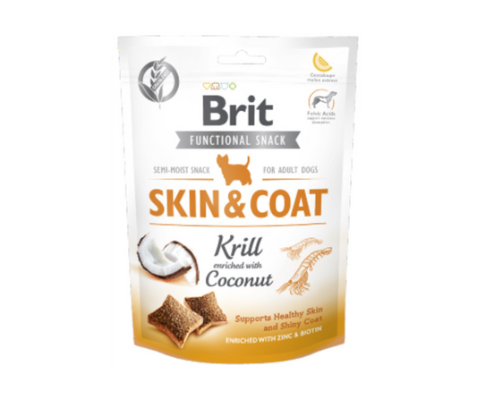 Brit Care Dog Functional Snack Skin&Coat Krill | 150 g