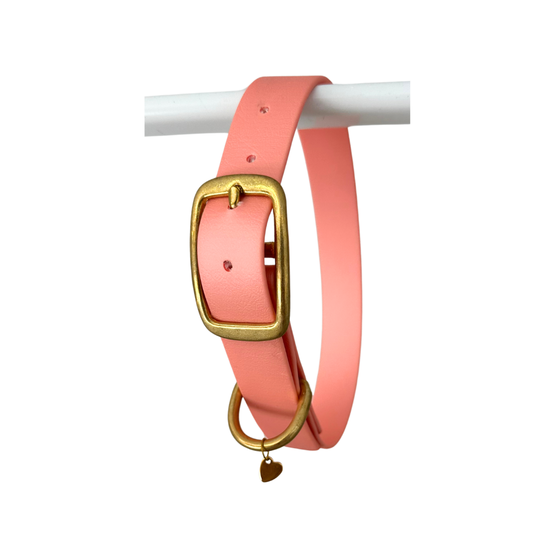 Coleira Biothane - Rose gold (38 - 44 cm)