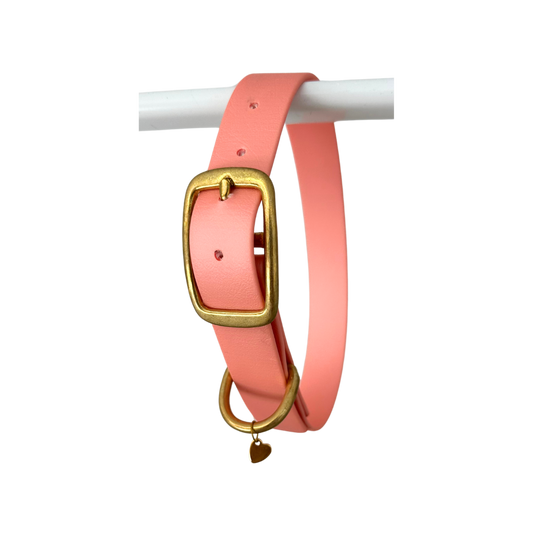 Coleira Biothane - Rose gold (38 - 44 cm)