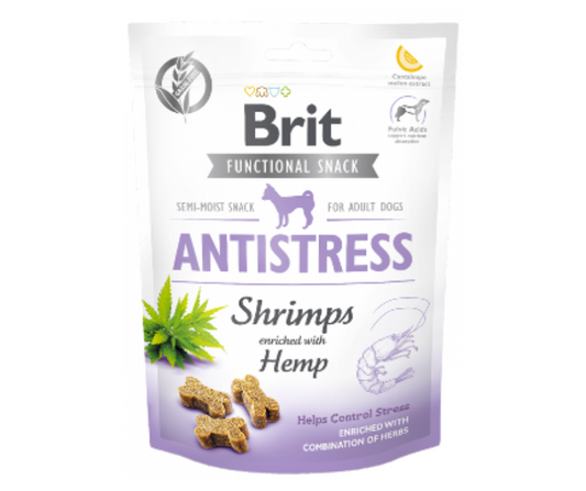 Brit Care Dog Functional Snack Antistress com camarão | 150 g