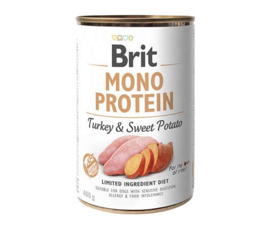 Brit Care Dog Mono Protein Turkey & Sweet Potato | Wet (Lata) | 400 g